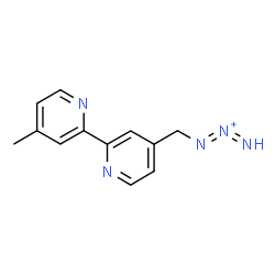 ChemSpider 2D Image | 1-[(4'-Methyl-2,2'-bipyridin-4-yl)methyl]-1,2-triazadien-2-ium | C12H12N5