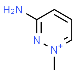 ChemSpider 2D Image | 3-Amino-1-methylpyridazin-1-ium | C5H8N3