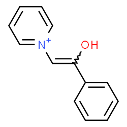 ChemSpider 2D Image | 1-[(Z)-2-Hydroxy-2-phenylvinyl]pyridinium | C13H12NO