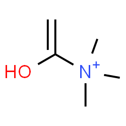 ChemSpider 2D Image | 1-Hydroxy-N,N,N-trimethylethenaminium | C5H12NO