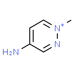 ChemSpider 2D Image | 4-Amino-1-methylpyridazin-1-ium | C5H8N3