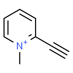 ChemSpider 2D Image | 2-Ethynyl-1-methylpyridinium | C8H8N