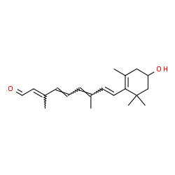 ChemSpider 2D Image | 3-Hydroxyretinal | C20H28O2