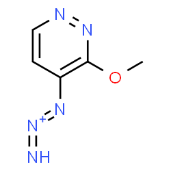 ChemSpider 2D Image | 1-(3-Methoxy-4-pyridazinyl)-1,2-triazadien-2-ium | C5H6N5O