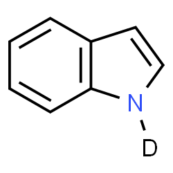ChemSpider 2D Image | (1-~2~H)-1H-Indole | C8H6DN