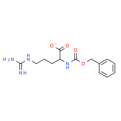 ChemSpider 2D Image | 2-{[(Benzyloxy)carbonyl]amino}-5-carbamimidamidopentanoate | C14H19N4O4