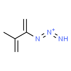ChemSpider 2D Image | 1-(3-Methyl-1,3-butadien-2-yl)-1,2-triazadien-2-ium | C5H8N3