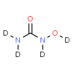 ChemSpider 2D Image | 1-[(~2~H)Hydroxy](~2~H_3_)urea | CD4N2O2