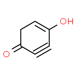 ChemSpider 2D Image | 4-Hydroxy-4-cyclohexen-2-yn-1-one | C6H4O2