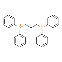 ChemSpider 2D Image | 1,3-Propanediylbis(diphenylphosphonium) | C27H28P2