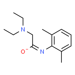 ChemSpider 2D Image | (1E)-2-(Diethylamino)-N-(2,6-dimethylphenyl)ethanimidate | C14H21N2O
