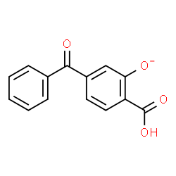 ChemSpider 2D Image | 5-Benzoyl-2-carboxyphenolate | C14H9O4