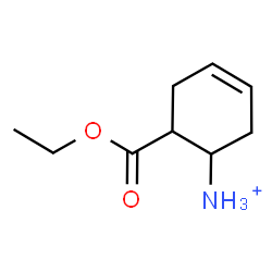 ChemSpider 2D Image | 6-(Ethoxycarbonyl)-3-cyclohexen-1-aminium | C9H16NO2
