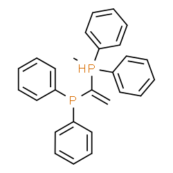ChemSpider 2D Image | [1-(Diphenylphosphino)vinyl](methyl)diphenylphosphorane | C27H26P2