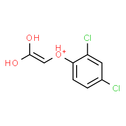 ChemSpider 2D Image | (2,4-Dichlorophenyl)(2,2-dihydroxyvinyl)oxonium | C8H7Cl2O3