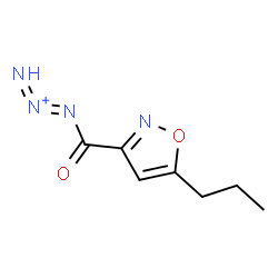 ChemSpider 2D Image | 1-[(5-Propyl-1,2-oxazol-3-yl)carbonyl]-1,2-triazadien-2-ium | C7H9N4O2