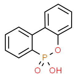 ChemSpider 2D Image | 6H-Dibenzo[c,e][1,2]oxaphosphinin-6-ol 6-oxide | C12H9O3P