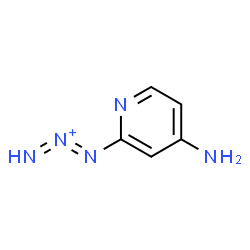 ChemSpider 2D Image | 1-(4-Amino-2-pyridinyl)-1,2-triazadien-2-ium | C5H6N5