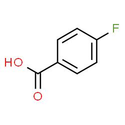 ChemSpider 2D Image | 4-Fluorobenzoic acid | C7H5FO2