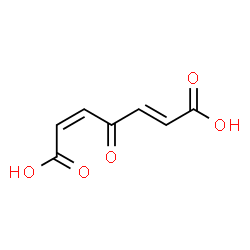 ChemSpider 2D Image | (2Z,5E)-4-Oxo-2,5-heptadienedioic acid | C7H6O5