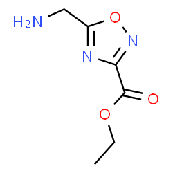ChemSpider 2D Image | Ethyl 5-(aminomethyl)-1,2,4-oxadiazole-3-carboxylate | C6H9N3O3