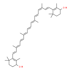 ChemSpider 2D Image | (9cis)-beta,beta-Carotene-4,4'-diol | C40H56O2
