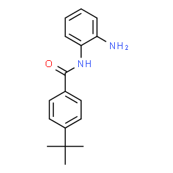ChemSpider 2D Image | N-(2-aminophenyl)-4-tert-butylbenzamide | C17H20N2O