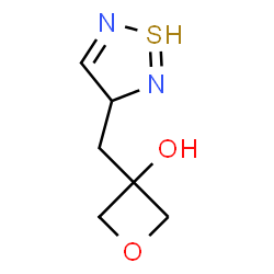 ChemSpider 2D Image | 3-(1$l^{3}-thia-2,5-diazacyclopenta-1,4-dien-3-ylmethyl)oxetan-3-ol | C6H9N2O2S