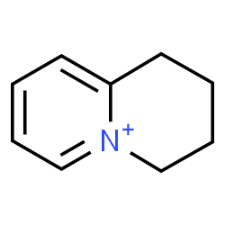ChemSpider 2D Image | 1,2,3,4-Tetrahydroquinolizinium | C9H12N