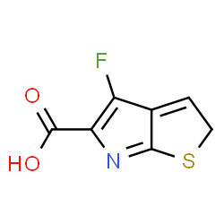 ChemSpider 2D Image | 4-Fluoro-2H-thieno[2,3-b]pyrrole-5-carboxylic acid | C7H4FNO2S