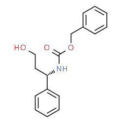 ChemSpider 2D Image | (S)-Cbz-3-Amino-3-phenylpropan-1-ol | C17H19NO3