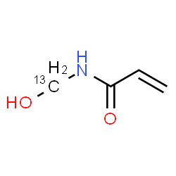 ChemSpider 2D Image | N-[Hydroxy(~13~C)methyl]acrylamide | C313CH7NO2