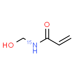 ChemSpider 2D Image | N-(Hydroxymethyl)-2-propen(~15~N)amide | C4H715NO2