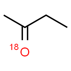 ChemSpider 2D Image | 2-Butan(~18~O)one | C4H818O