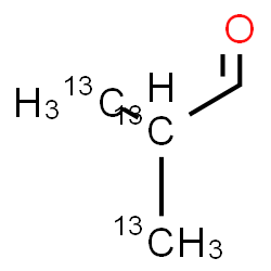 ChemSpider 2D Image | 2-(~13~C)Methyl(2,3-~13~C_2_)propanal | C13C3H8O