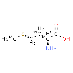 ChemSpider 2D Image | L-(~13~C_5_)Methionine | 13C5H11NO2S