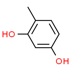 ChemSpider 2D Image | 2,4-Toluenediol | C7H8O2