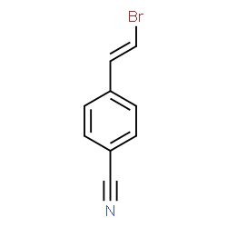 ChemSpider 2D Image | 4-[(E)-2-Bromovinyl]benzonitrile | C9H6BrN