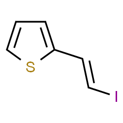ChemSpider 2D Image | 2-[(E)-2-Iodovinyl]thiophene | C6H5IS