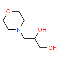 ChemSpider 2D Image | 3-Morpholino-1,2-propanediol | C7H15NO3