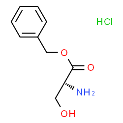 ChemSpider 2D Image | H-D-Ser-OBzl.HCl | C10H14ClNO3