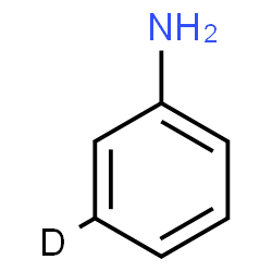 ChemSpider 2D Image | (3-~2~H)Aniline | C6H6DN