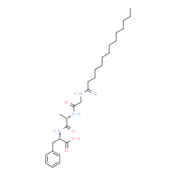 ChemSpider 2D Image | N-Tetradecanoylglycyl-L-alanyl-L-phenylalanine | C28H45N3O5
