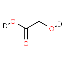 ChemSpider 2D Image | (~2~H)Hydroxy(O-~2~H)acetic acid | C2H2D2O3