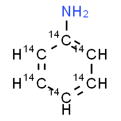 ChemSpider 2D Image | (~14~C_6_)Aniline | 14C6H7N