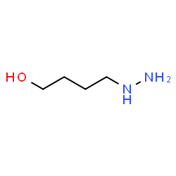 ChemSpider 2D Image | 4-Hydrazino-1-butanol | C4H12N2O