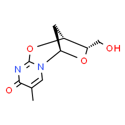 ChemSpider 2D Image | (1R,9R,10S)-10-(Hydroxymethyl)-4-methyl-8,11-dioxa-2,6-diazatricyclo[7.2.1.0~2,7~]dodeca-3,6-dien-5-one | C10H12N2O4