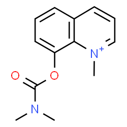 ChemSpider 2D Image | 8-[(Dimethylcarbamoyl)oxy]-1-methylquinolinium | C13H15N2O2