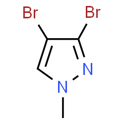ChemSpider 2D Image | 3,4-Dibromo-1-methyl-pyrazole | C4H4Br2N2