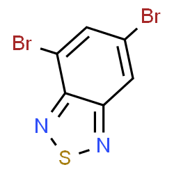 ChemSpider 2D Image | 4,6-Dibromo-2,1,3-benzothiadiazole | C6H2Br2N2S
